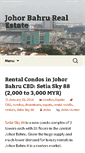 Mobile Screenshot of johor-bahru-real-estate.com